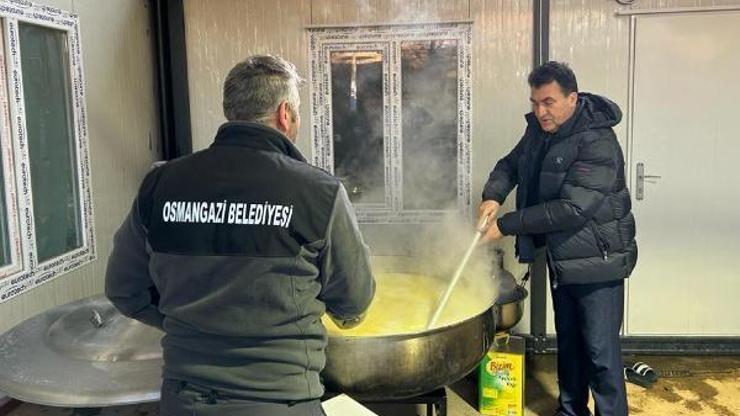 Osmangazi Belediyesi depremzedelere sahur ve iftar verecek