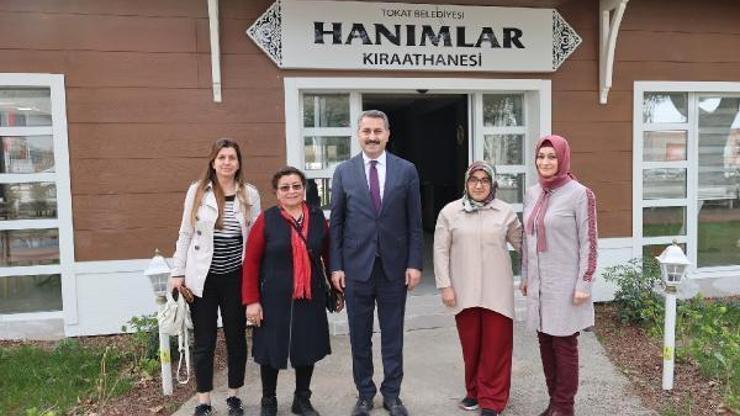 Tokatta hanımlara özel kıraathane hizmete girdi