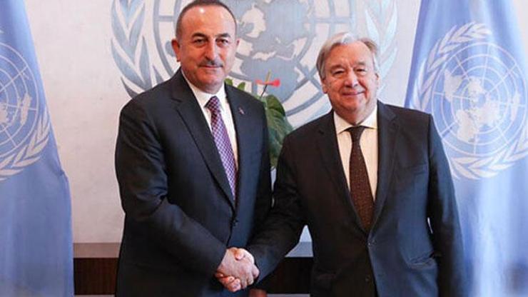 Bakan Çavuşoğlu, Guterres ile görüştü