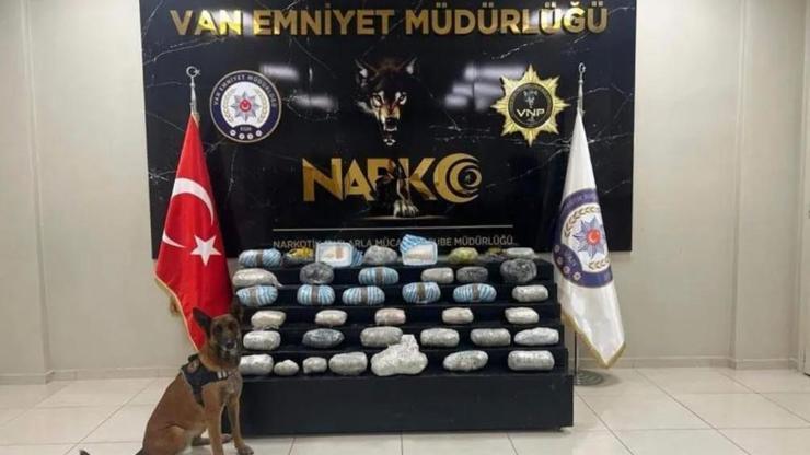 Vanda 78 kilo uyuşturucu ele geçirildi, 3 gözaltı