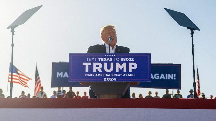Trumptan 2024 seçimleri için ilk miting