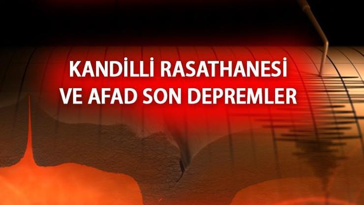 Deprem mi oldu 29 Mart 2023 son dakika deprem haberleri Kandilli Rasathanesi, AFAD son depremler