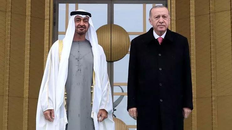 Son dakika... Cumhurbaşkanı Erdoğan, BAE Devlet Başkanı ile görüştü