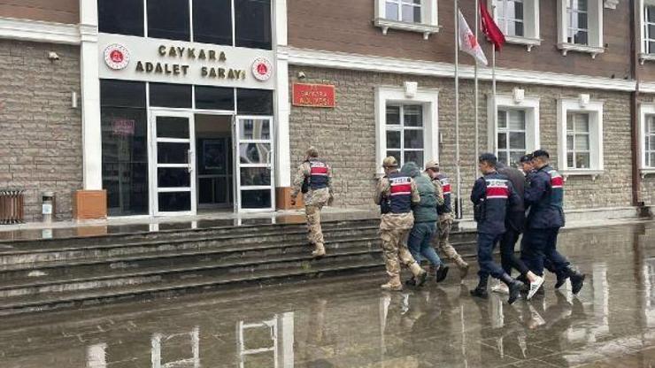 Trabzon’da hırsızlık şüphelisi 5 kişi tutuklandı