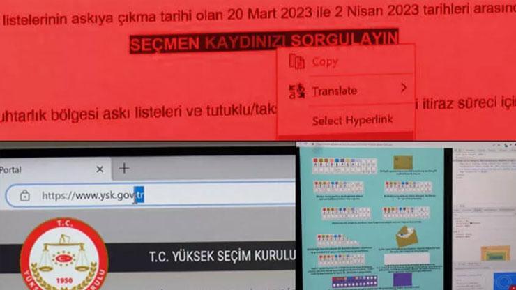 Dolandırıcılardan yeni yöntem Seçmen kaydınızı sorgulayın tuzağı