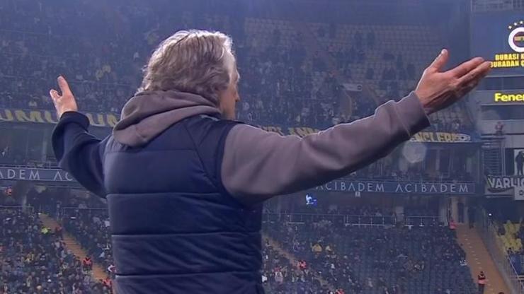 Jorge Jesustan tribünlere tepki