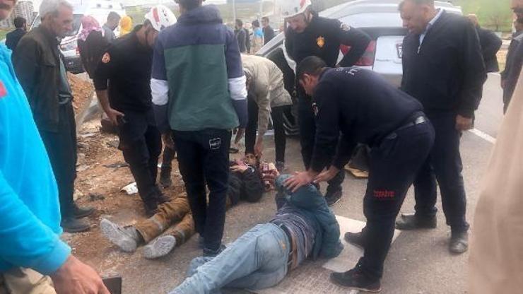 Şanlıurfa’da otomobil takla attı: 4 yaralı