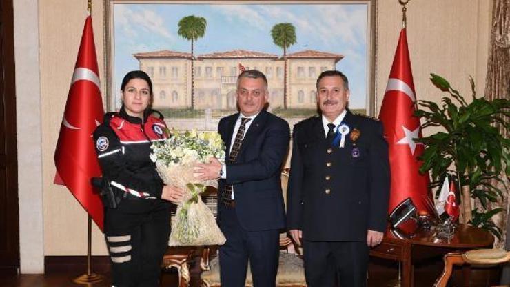 Polisten Vali Yazıcıya ziyaret