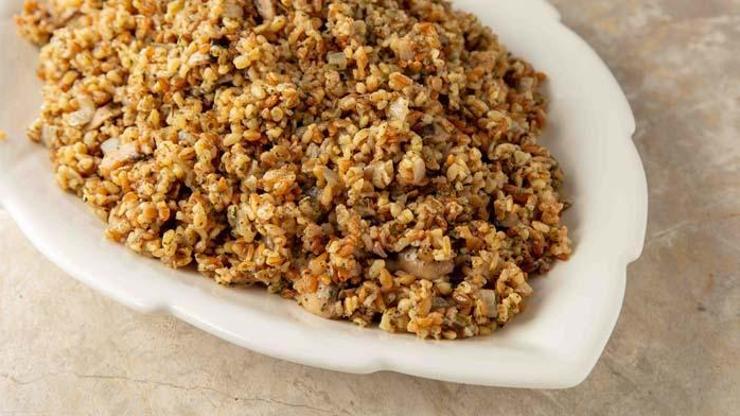 Mantarlı Firik Pilavı Tarifi - Mantarlı Firik Pilavı Malzemeleri