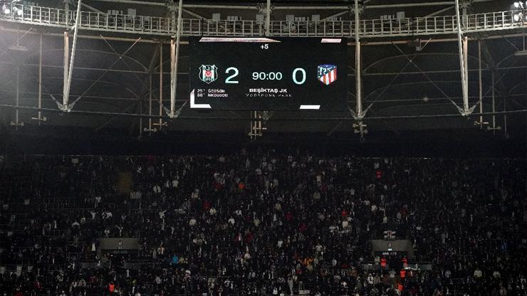 Beşiktaş-Atletico Madrid maçının geliri belli oldu