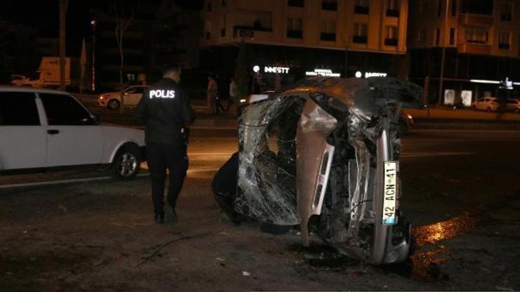 Nevşehirde iki otomobil çarpıştı: 4 yaralı