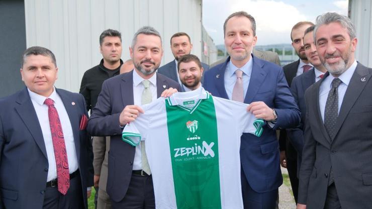 Fatih Erbakan, Bursaspor’u ziyaret etti
