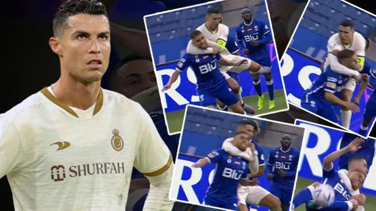 Cristiano Ronaldodan insanlık dışı faul