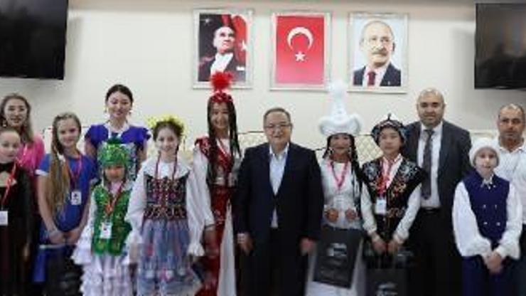 Dünya çocuklarından Büyükşehire ziyaret