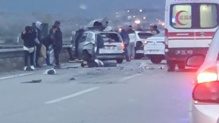 Ankarada zincirleme kaza; 1 ölü, 11 yaralı