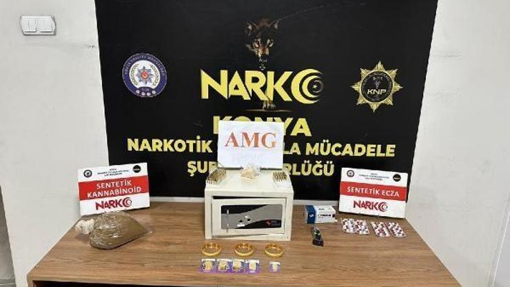 Çelik kasa içerisinden uyuşturucu çıktı