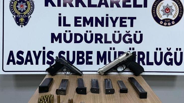 Kırklarelide ev kurşunlayan 2 şüpheli yakalandı