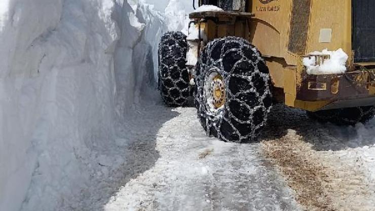 Rize’de kardan kapanan yayla yolları ulaşıma açılıyor