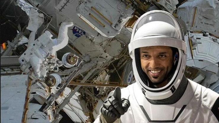 Uzay tarihine geçti: Uzay yürüyüşü yapan ilk Arap astronot oldu