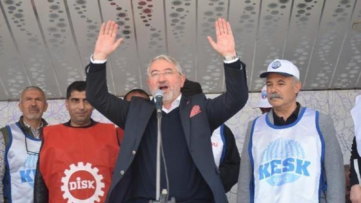 Çorumda 1 Mayıs coşkuyla kutlandı