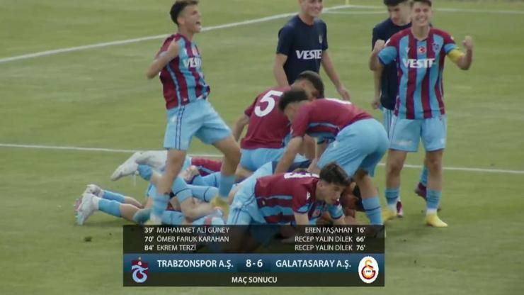 U17 Elit A Ligi üçüncülük maçında Trabzonspor, Galatasarayı yendi