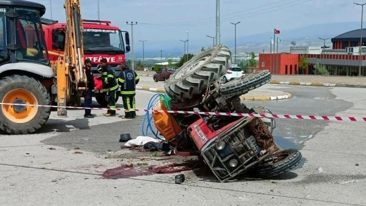 Traktörün altında kalan çiftçi öldü