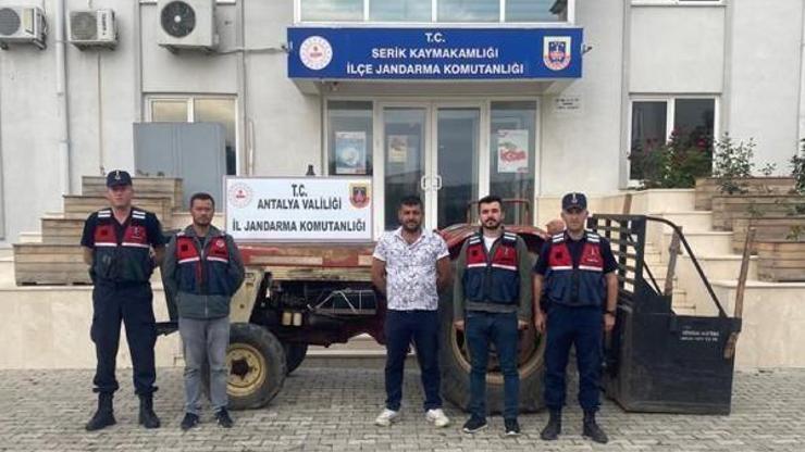 Serikte çalınan traktör bulundu