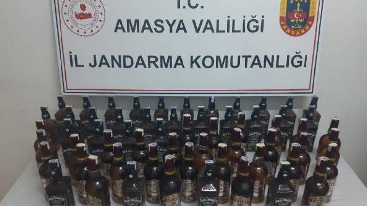 Amasya’da kaçak içki operasyonu
