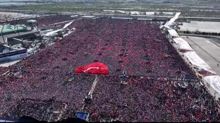 AK Parti İstanbul mitingine kaç kişi katıldı Cumhurbaşkanı Erdoğan miting alanında açıkladı