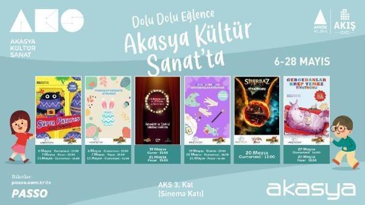 Akasya Kültür Sanat mayıs ayı çocuk etkinliklerini açıkladı