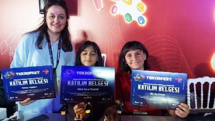 Anamurlu öğrenciler, TEKNOFESTte Türkiye 3ncüsü