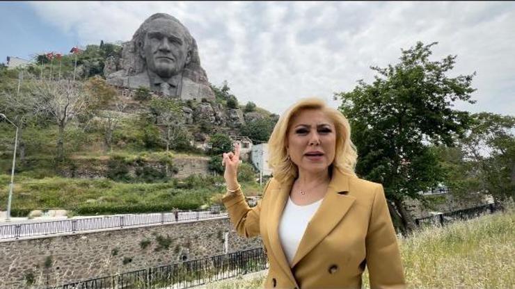 Şebnem Bursalıdan bakımsız Atatürk maskı tepkisi