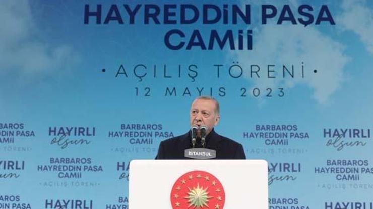SON DAKİKA: Barbaros Hayreddin Paşa Camii açıldı