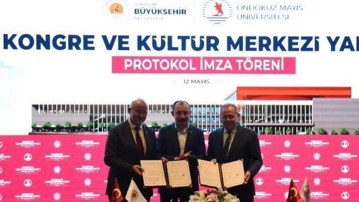 Samsuna 50 bin metrekarelik Kongre ve Kültür Merkezi inşa edilecek