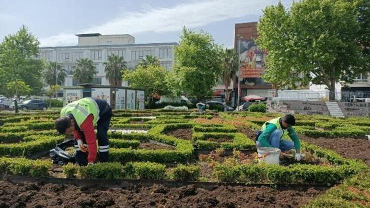 Yalova Belediyesi şehri çiçeklerle donatıyor