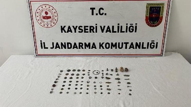 Kayseride tarihi eser operasyonu: 1 gözaltı