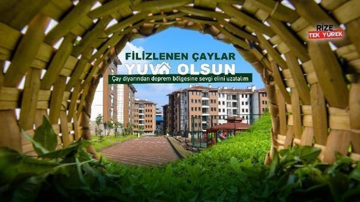Çay üreticilerinden deprem bölgesine konut desteği