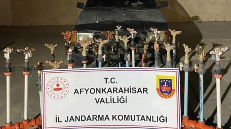Hırsızlık şüphelisini jandarma yakaladı