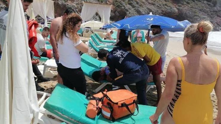 Boğulma tehlikesi geçiren 2 kişi kurtarıldı