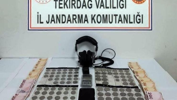 Malkarada tarihi eser ele geçirildi; 1 gözaltı