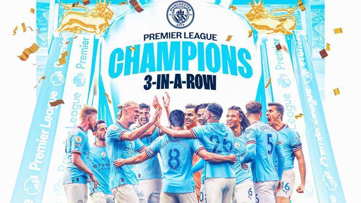 Manchester City üst üste 3. kez şampiyon oldu