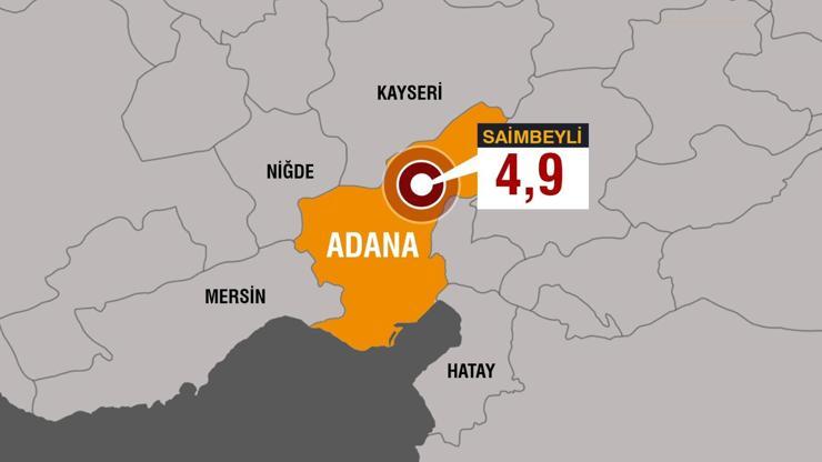 Son dakika... Adanada 4.9 büyüklüğünde deprem