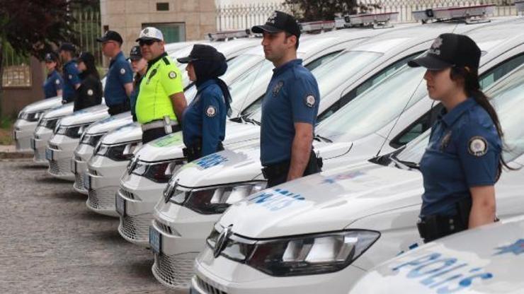 Edirne Emniyet Müdürlüğüne kazandırılan 21 araç hizmete alındı