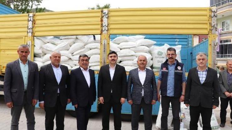 Güründe arıcılara 40 ton şeker dağıtıldı