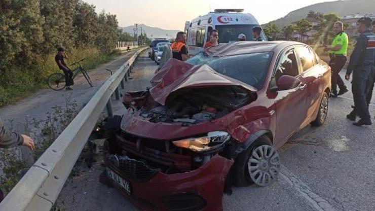 Bursada trafik kazasında 1 yaralı
