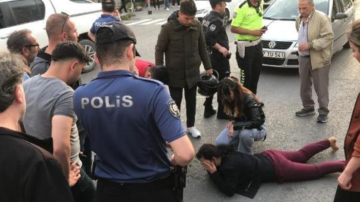 Otomobilin çarptığı yaya yaralandı