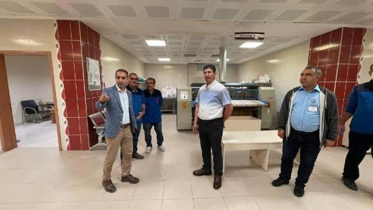 Başhekim Şirik, hastanedeki çalışmaları inceledi