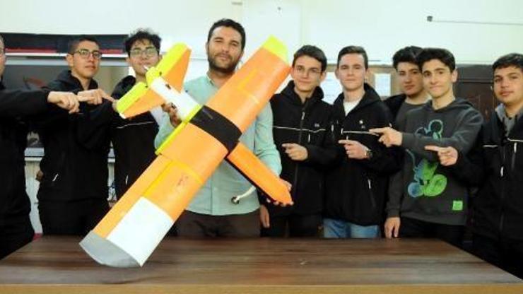 Meslek lisesi öğrencilerinden sinyal kesici insansız hava aracı üretimi