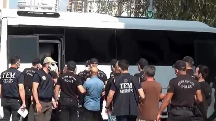 Mersinde terör operasyonunda 7 tutuklama