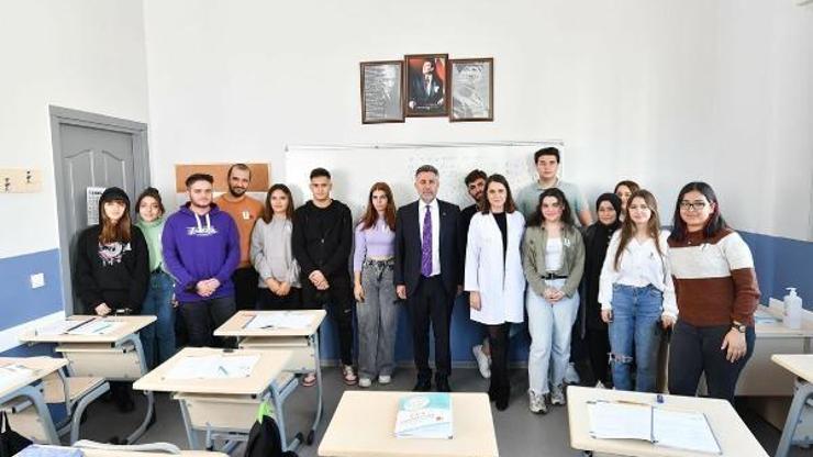 Bayraklıda sınav heyecanı